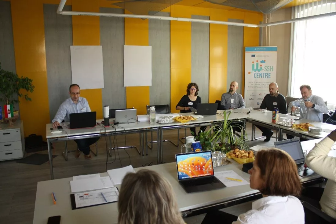 The workshop of the SSH CENTRE Horizon Europe project took place in Pécs at KRTK IRS premises