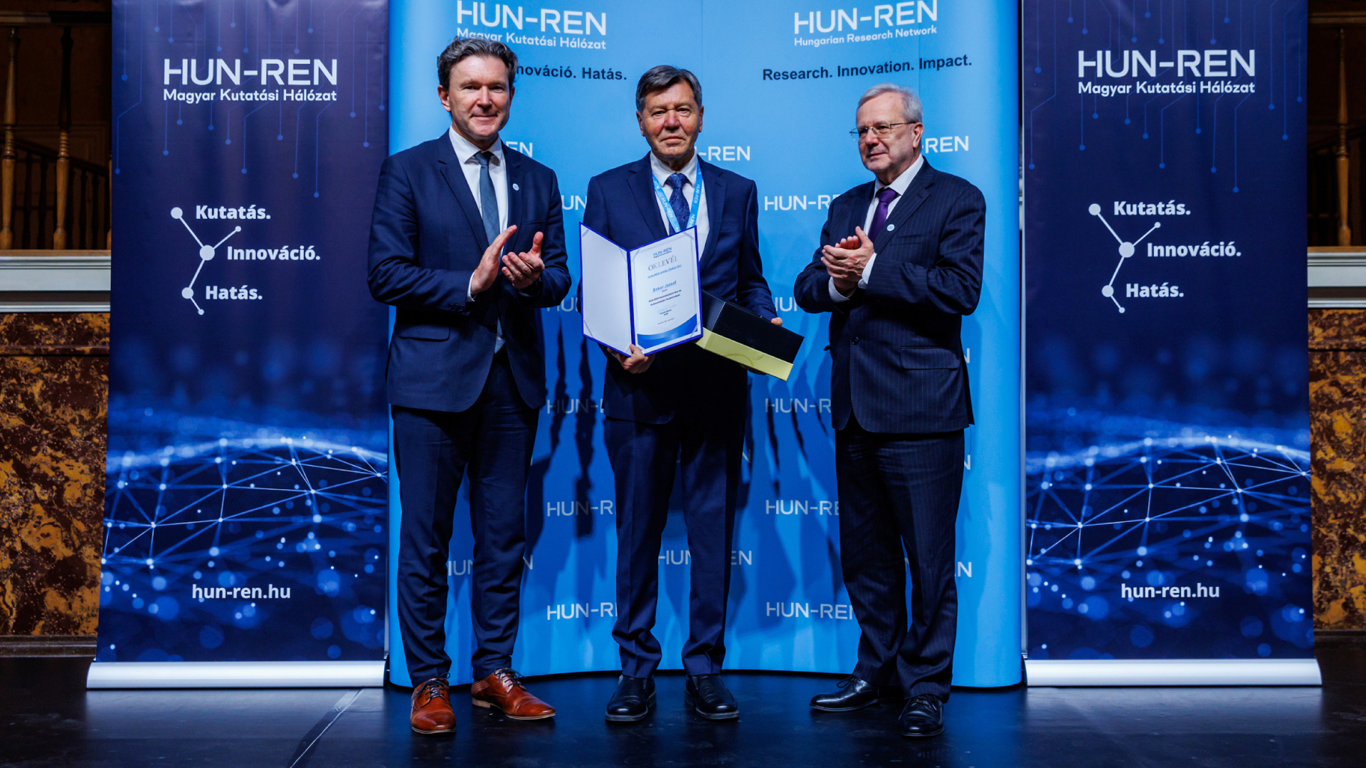 Professor József Bokor Receives This Year’s HUN-REN Excellence Award